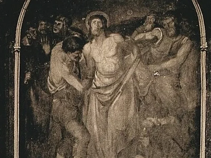1824-Bartoloměj Čurn - Una delle stazioni della Via Crucis a San Nicola